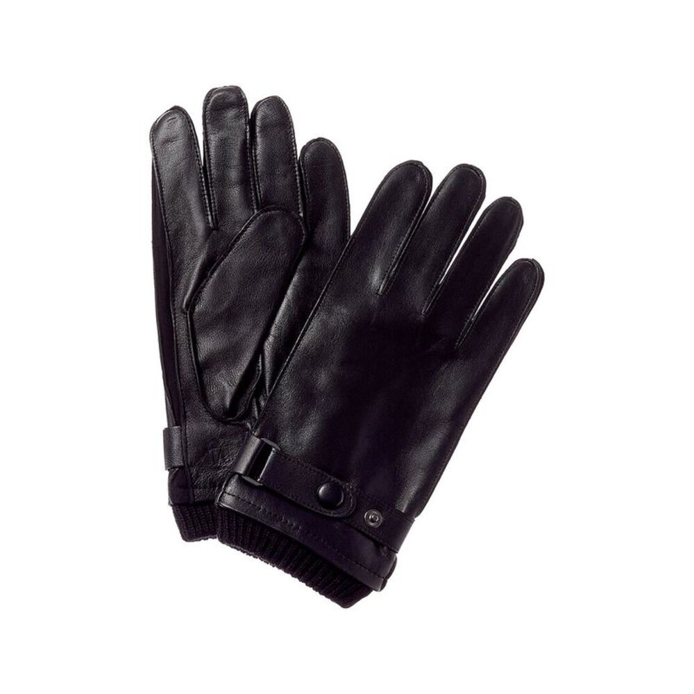 Bruno Magli Wool-Blend & Leather Gloves